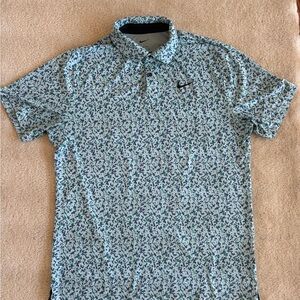 Nike Men's Blue Polo Shirt